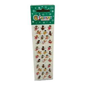 Vintage Sandylion Prismatic Made Mini Cherubs Angel Stickers Sealed